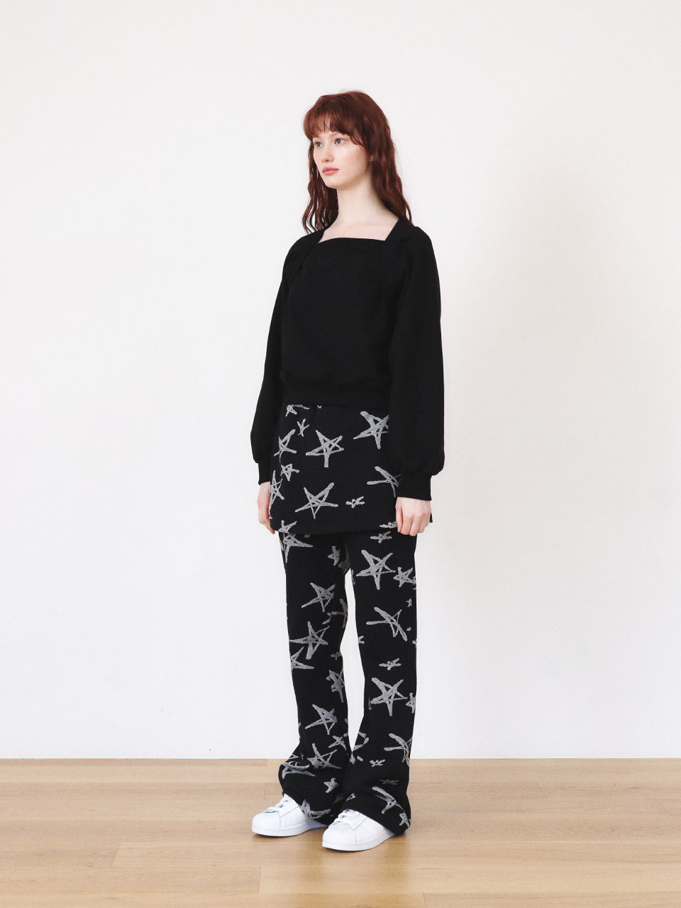 fake skirt star pants [black] 2nd free order (3/25까지 주문건) 4/1 일괄 발송